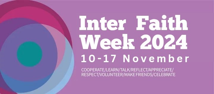 “The closure of the Inter Faith Network has resulted in the transfer of responsibility for Inter Faith Week 2024 to a group of inter-faith organisations. Together we will ensure that the Week continues, as a focus of interfaith activties that bring together diverse communities.”