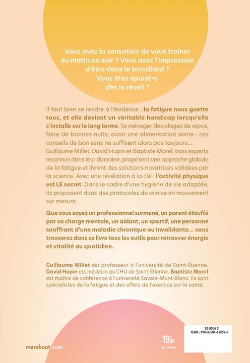 Baptiste Morel (@b_morelp) on Twitter photo 🇫🇷 Un projet dans les cartons depuis mon arrivée au <a href="/LIBM_lab/">LIBM</a> va enfin voir le jour ...
La sortie de notre livre "Défatiguez-vous" aux <a href="/EditionMarabout/">EditionsMarabout</a> !
Un immense merci <a href="/kinesiologui/">Guillaume Millet</a> <a href="/david_hupin/">David Hupin</a> pour cette écriture a 6 mains bien complémentaires.
👇
marabout.com/livre/defatigu… 🇫🇷 Un projet dans les cartons depuis mon arrivée au <a href="/LIBM_lab/">LIBM</a> va enfin voir le jour ...
La sortie de notre livre "Défatiguez-vous" aux <a href="/EditionMarabout/">EditionsMarabout</a> !
Un immense merci <a href="/kinesiologui/">Guillaume Millet</a> <a href="/david_hupin/">David Hupin</a> pour cette écriture a 6 mains bien complémentaires.
👇
marabout.com/livre/defatigu…