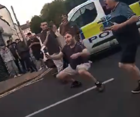 jpstafford's tweet photo. "Where be your gibes now? Your gambols? Your songs? Your flashes of merriment that were wont to set the table on a roar?"

#policedoghero https://t.co/cmUYBJRxW5