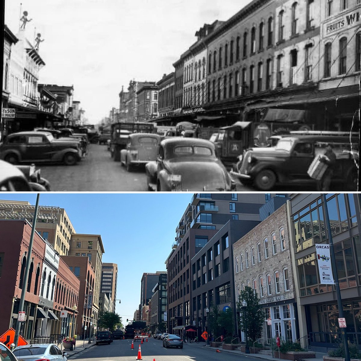 LoDoDistrict's tweet photo. Did you guess Market Street between 15th and 16th as the answer to yesterday's #ThrowbackThursday question? If so, you are correct! Thanks for playing along! #denver #colorado #lodo #explorelodo #cityofdenver #downtowndenver #denverhistory https://t.co/ptaMhWDEN5