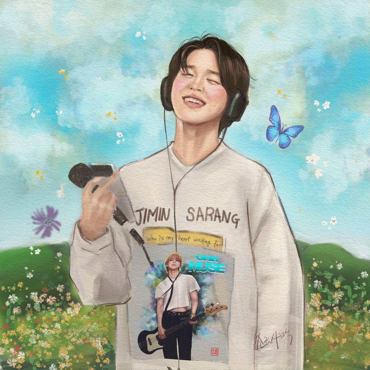 jimin1013_man's tweet photo. 함박웃음이 넘 사랑스럽다.
어깨까지만 봐주세요😆🥹
디테일 버림
JIMIN JIMIN
#지민 #Jimin #ParkJimin 
#Jimin_Who 
#Jimin_MUSE
JIMINFANART https://t.co/qcNLCaqMLM