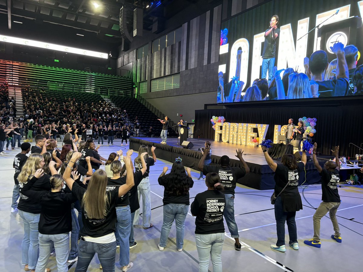 What an incredible day at our 2024 Convocation at The OC!!! Best staff in Texas!!! Ready for the best year Forney ISD has ever seen! #forneyfamily