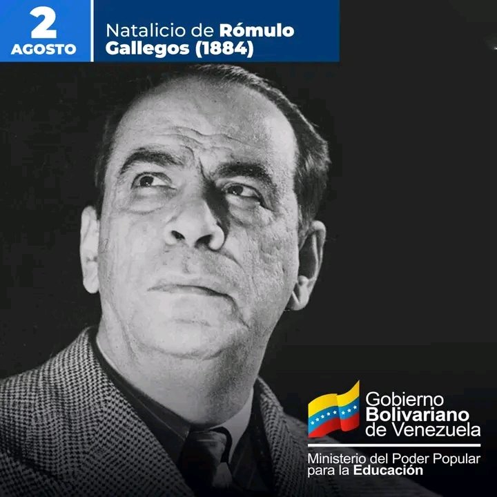 Honramos a este gran novelista quien supo a través de su genio definir nuestra cultura. Con personajes inolvidables y paisajes vibrantes, su pluma nos recuerda la riqueza de nuestra identidad y la profundidad de nuestras raíces. 
#MujeresPorLaPaz
<a href="/nicolasmaduro/">Nicolás Maduro</a>
<a href="/_laavanzadora/">Yelitze Santaella</a>