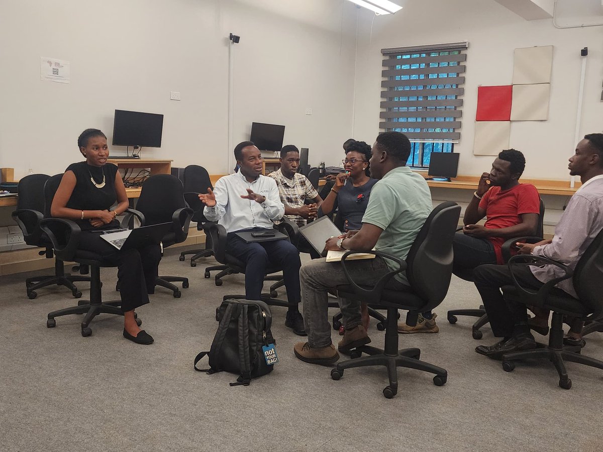 AceUganda's tweet photo. "@RIFMakerere is dedicated to transforming researchers' ideas into tangible proof-of-concept projects, paving the way for larger-scale funding opportunities."~Ronald Maseruka. 
Fruitful discussion with @maseruka82, MakRIF official  about our funded VR project during his visit. https://t.co/2pTYoIQHkQ
