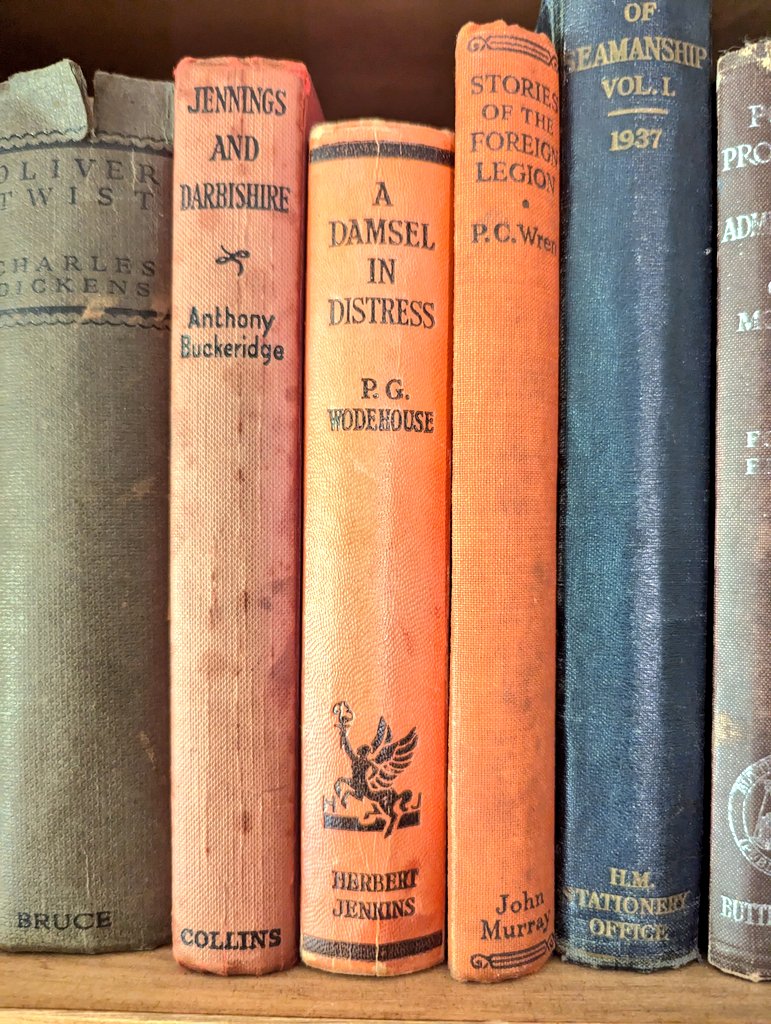 nickfshort's tweet photo. Today's literary acquisition. One can never have too much Plum, eh @militaryhistori ? https://t.co/HTnWmLN71N