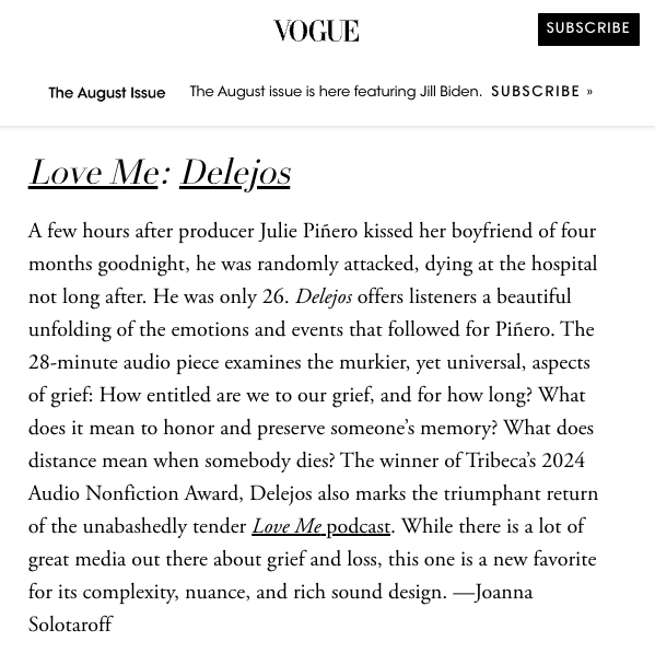 shmooolie's tweet photo. wow, thank you @voguemagazine

And THANK you @joannna -- you captured the nuance of delejos so beautifully 🩶

so much pride for the delejos team @cristalliond @mirabw @kaaripitkin @luolkowski https://t.co/onmq5Z50nZ