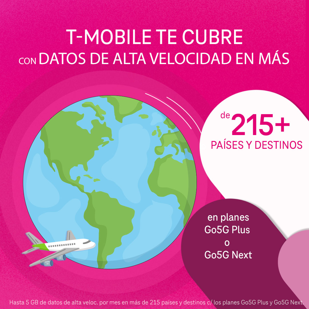 La cobertura alrededor del globo de <a href="/TMobile/">T-Mobile</a> to mantiene cubierto en tus viajes de verano.

#TeamMagenta