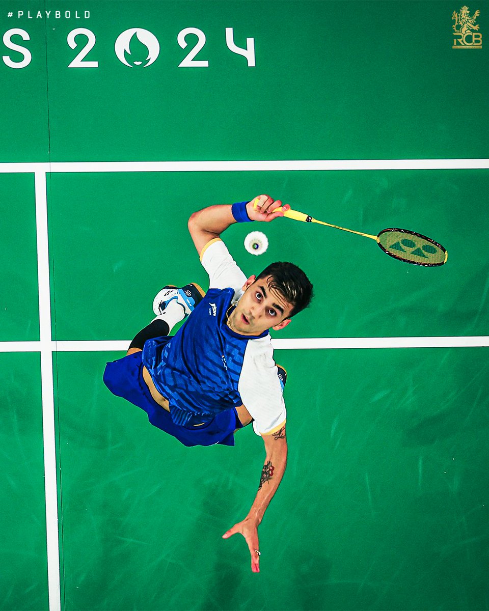 RCBTweets's tweet photo. SEN-sational! 🤩

You’re now looking at the first Indian male shuttler to make the #Olympics semifinal - Lakshya Sen! 🇮🇳👏

#PlayBold #TeamIndia #Paris2024 https://t.co/39oV2dfycM