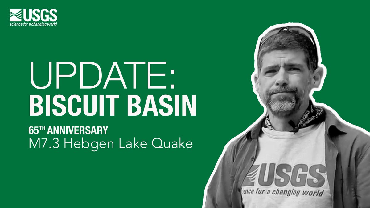 USGS (@usgs) on Twitter photo Learn more about the Biscuit Basin hydrothermal explosion that happened on July 23, 2024, and reflect on the 65th anniversary of the M7.3 Hebgen Lake earthquake in this month's #Yellowstone update.
youtube.com/watch?v=BmSLYw…
<a href="/YellowstoneNPS/">Yellowstone National Park</a> <a href="/NatlParkService/">National Park Service</a> #volcano Learn more about the Biscuit Basin hydrothermal explosion that happened on July 23, 2024, and reflect on the 65th anniversary of the M7.3 Hebgen Lake earthquake in this month's #Yellowstone update.
youtube.com/watch?v=BmSLYw…
<a href="/YellowstoneNPS/">Yellowstone National Park</a> <a href="/NatlParkService/">National Park Service</a> #volcano