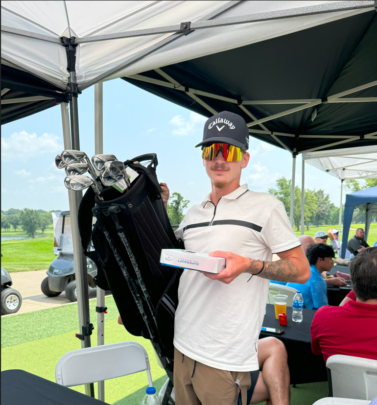 risingcsinc's tweet photo. Had an amazing time at the @NUCA Golf Tournament! Huge thanks for hosting such a great event and for the fantastic prizes. Feeling lucky and grateful for the cooler and set of golf clubs! 🏌️‍♂️⛳️🍀 https://t.co/WJc0BdzCz2