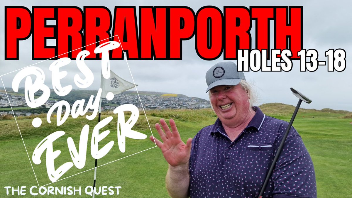 Out now… is this the best golf we have ever played.? PERRANPORTH GOLF CLUB Holes 13-18 The Cornish Quest youtu.be/SnOUDcxi2qg?si… via <a href="/YouTube/">YouTube</a> a please watch and Please RT