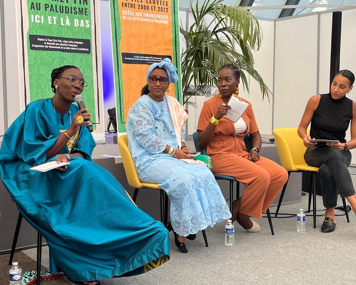 «Depuis 2002, le partenariat du <a href="/GlobalFund/">The Global Fund</a> a sauvé 59 millions de vies &amp; réduit de 55% la mortalité liée aux 3 maladies. Il est crucial d’entendre les communautés pour vaincre le paludisme. Ensemble, nous pouvons y arriver» Caty Fall avec #TeamZéroPalu à #StationAfrique à Paris.