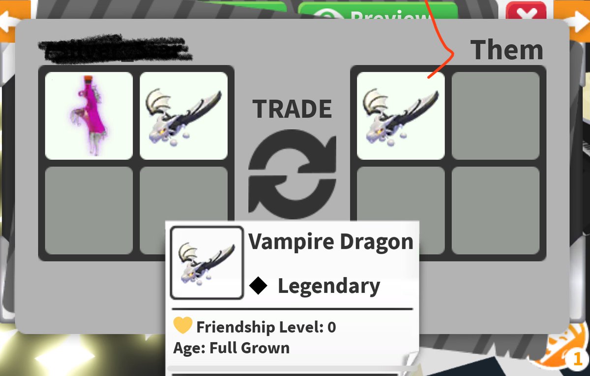 Air_Inhal3r's tweet photo. @_mistilnomicon_ is trusted! I traded my ride potion for 10 age pots and they used them on my pets immediately! Tysm https://t.co/Vlk17eKRxy
