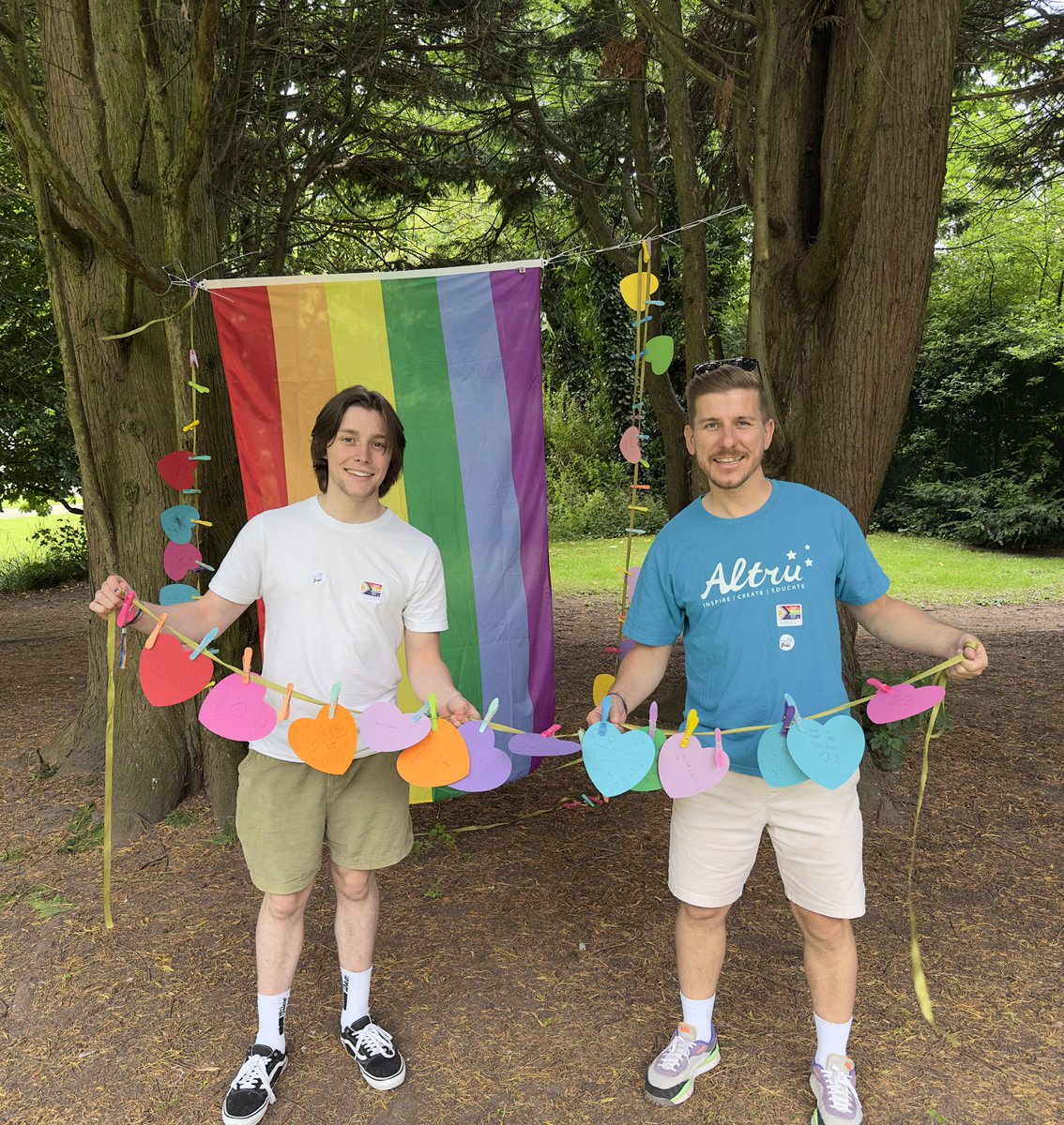 Such an inspirational day, sharing ‘Charlie’s Story’ with @altrudrama at #KnowsleyPride organised by the wonderful <a href="/OneKnowsley/">One Knowsley</a> 🏳️‍🌈