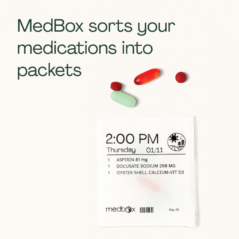 MedBoxPharmacy's tweet photo. Get your medications sorted &amp; delivered for FREE! Only pay the copays for your medications!