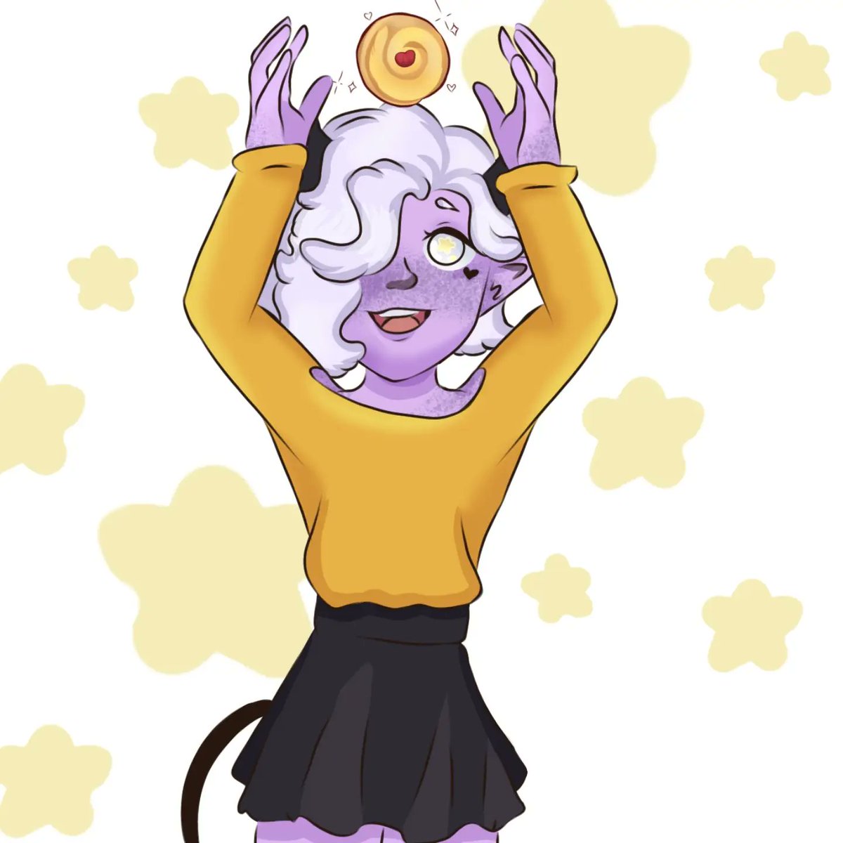 LorySweetSZ's tweet photo. Artezinha da Vih, curiosidade, uma de suas comidas favoritas são pães de creme com cereja Hehe :3.  

#oc #ArtInspiration #originalcharacterart #originalcharacter #artwork https://t.co/07oBfBVnfv
