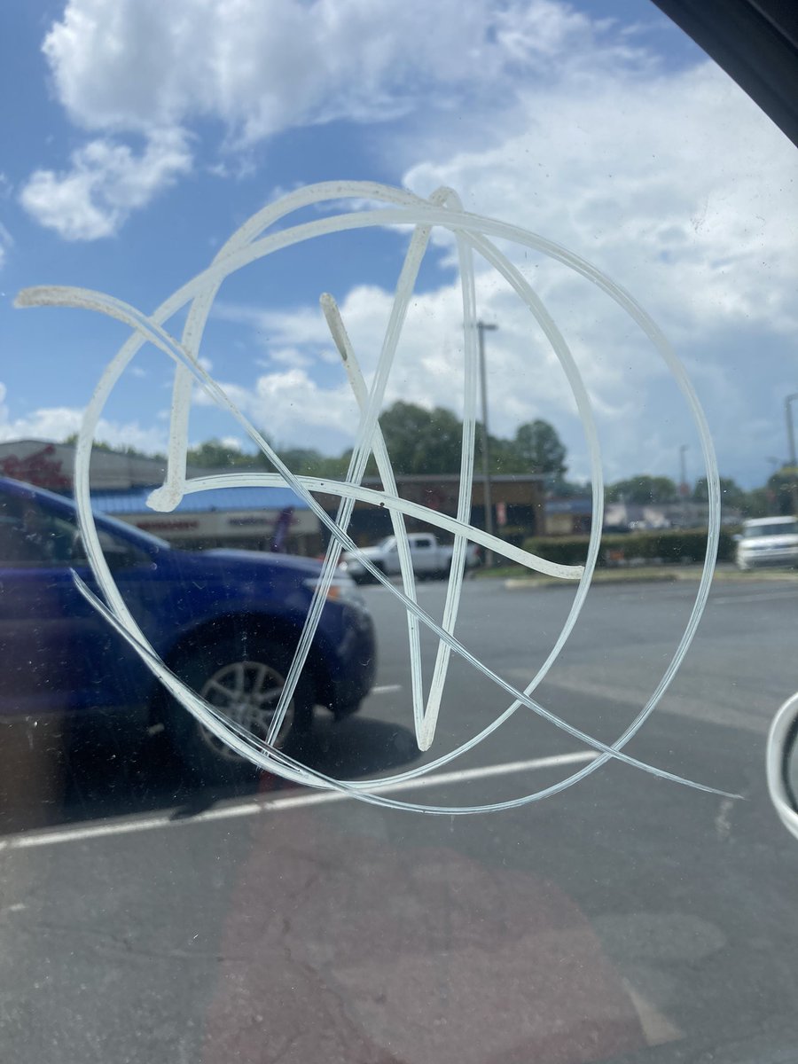 Someone tagged my car window last night - anybody know if this just comes off with nail polish acetone or do I need something stronger?