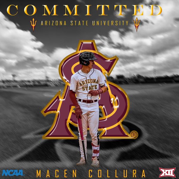 macen collura (@macencollura) on Twitter photo Forks up ๐ฑ
I am blessed and humbled to announce my commitment to Arizona State University <a href="/ASU_Baseball/">Sun Devil Baseball</a> Forks up ๐ฑ
I am blessed and humbled to announce my commitment to Arizona State University <a href="/ASU_Baseball/">Sun Devil Baseball</a>