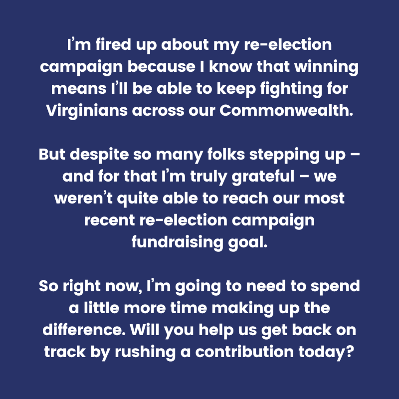 timkaine's tweet photo. There's no math that keeps Democrats in the Senate majority without winning here in Virginia.

Can you spare a few bucks to help me win re-election and keep the Senate blue?