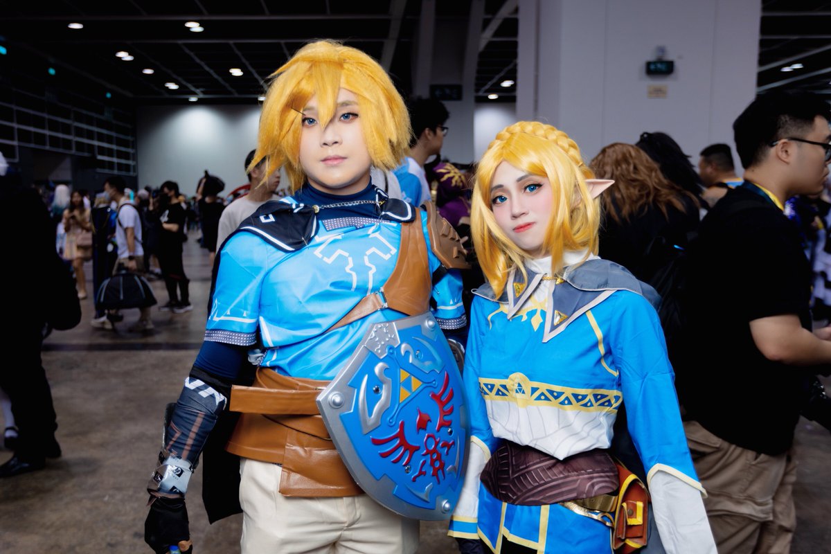 necosplay's tweet photo. ACGHK 2024 Day3 場照
——
Princess Zelda &amp; Link from the legend of Zelda: tears of the kingdom

Link：66.rabbit

📸： deon.portraitlab

・ﾟ＋.｡.:✽・ﾟ＋.｡.:✽・ﾟ＋.｡.:✽・ﾟ＋.｡.:✽・ﾟ＋

#princesszelda #tearsofthekingdom #acghk2024 #動漫節2024 #コスプレ #thelegendofzelda https://t.co/rPTgXhjHEu