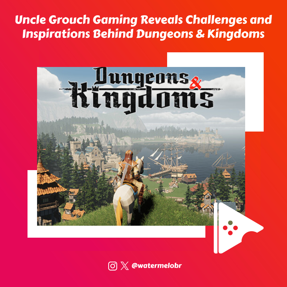 🛡️✨ <a href="/GrouchGames/">uncle grouch gaming</a> reveals how the partnership with <a href="/CamlannG/">Camlann Games</a> is crucial for the development of <a href="/DungeonsKingdom/">Dungeons&Kingdoms</a> and its market prominence!

Check out more on our portal by visiting watermelo.com.br/blog/uncle-gro…

📸 Reproduction

#IndieGame