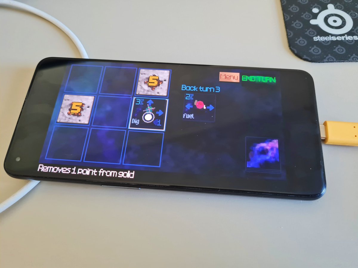 Elastiskalinjen's tweet photo. Playing around with making a mobile version of You struck gold! ✨

#gamedev #indiedev #love2d https://t.co/VM3y2ZCox6