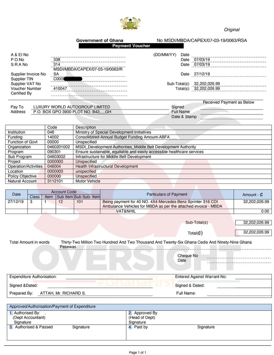 Akufo-Addo’s Ambulance Scandal — My Response to Service Ghana Auto Group Limited’s Statement

My attention has been drawn to a preposterous and most offensive statement from the discredited Service Ghana Auto Group Limited. 

Even though none of the directors of Service Ghana