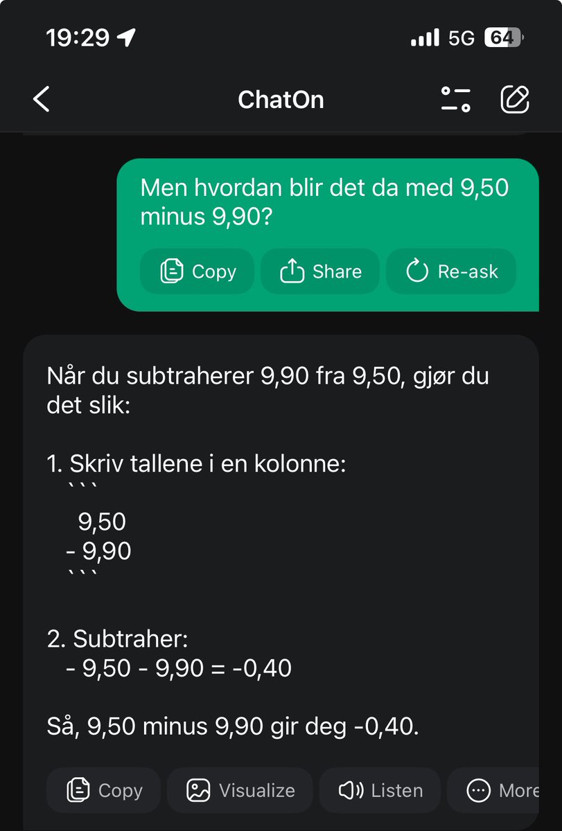 petterfs's tweet photo. ChatGPT er ikke alltid til å stole på… https://t.co/lgXo334Xjg