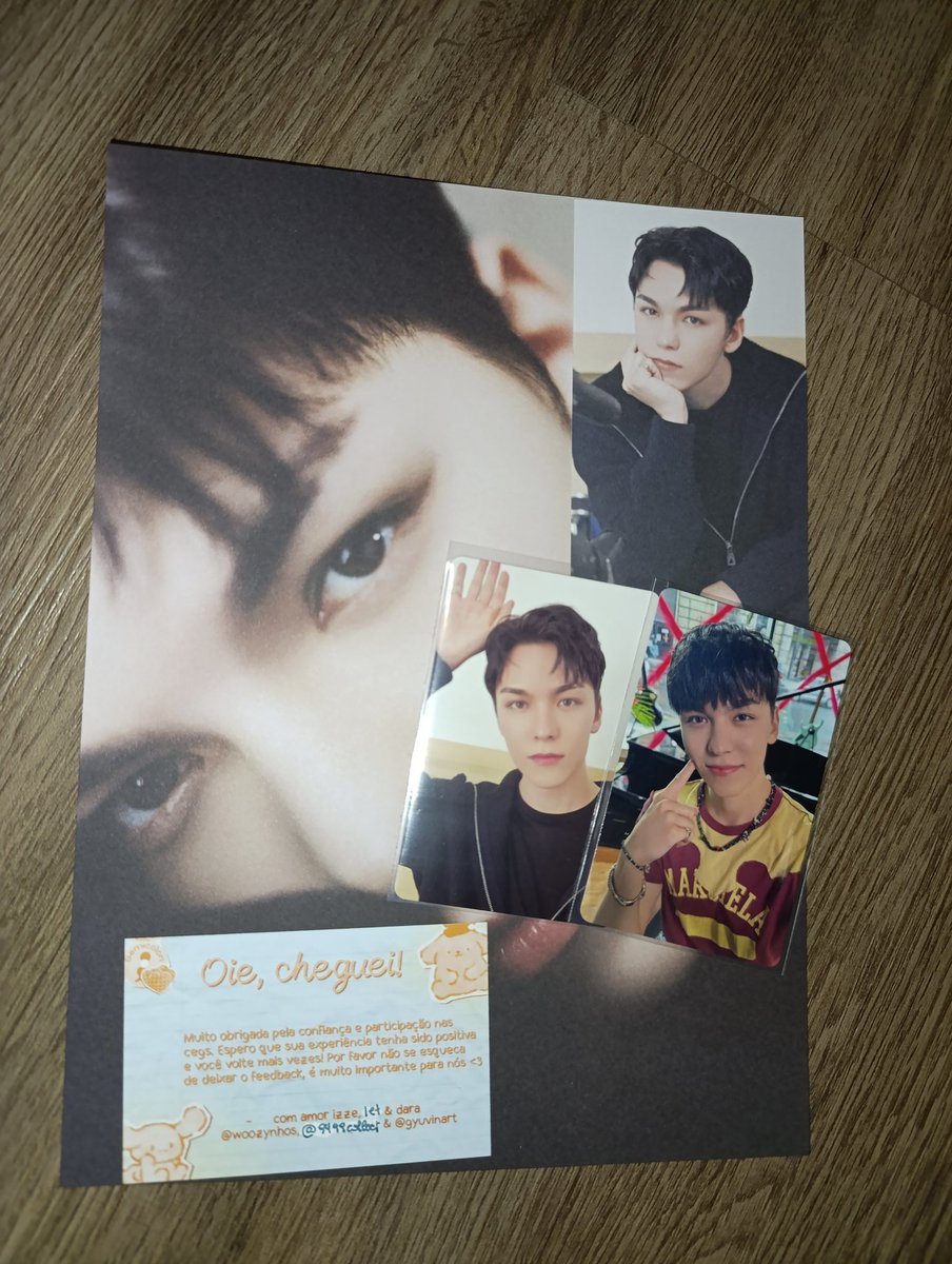 Feedback positivo para a <a href="/woozynhos/">izze(ncomendas)</a>  <a href="/gyuvinart/">@gyuvinart</a>  pela CEG  desses lindos aqui, os itens chegaram bem e em segurança 🫰