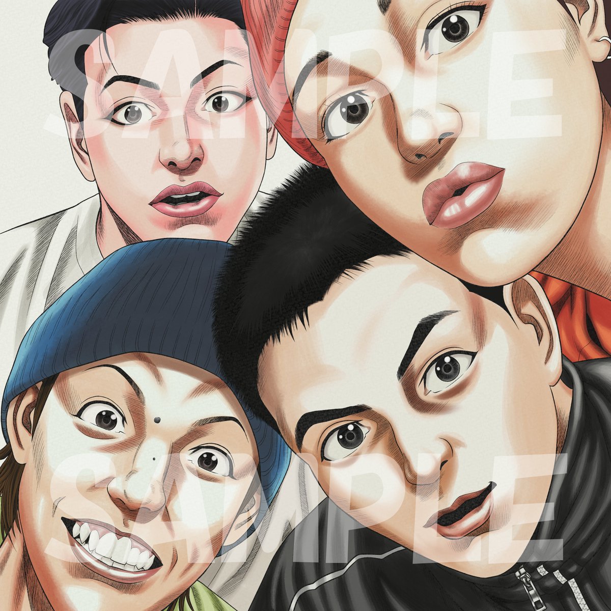 似顔絵 似顔絵色紙・大】 | mille's STORE