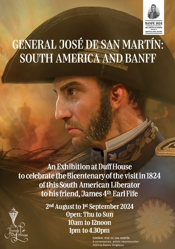 Si visitan Escocia aprovechen a visitar Banff !
Hasta el 1 de septiembre la exhibición de San Martín y su visita a Banff en 1824.