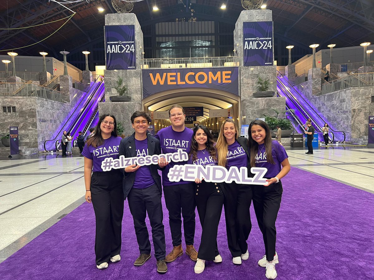 I am incredibly grateful for the experience of being an #AAIC24 Ambassador! 💜
I couldn’t be happier to have met such amazing and inspiring professionals ✨
Thanks <a href="/ISTAART/">ISTAART</a> &amp; <a href="/alzassociation/">Alzheimer's Association</a> for this wonderful opportunity 💜