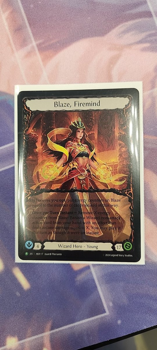 Out at gen con, had to snag the blaze promo
