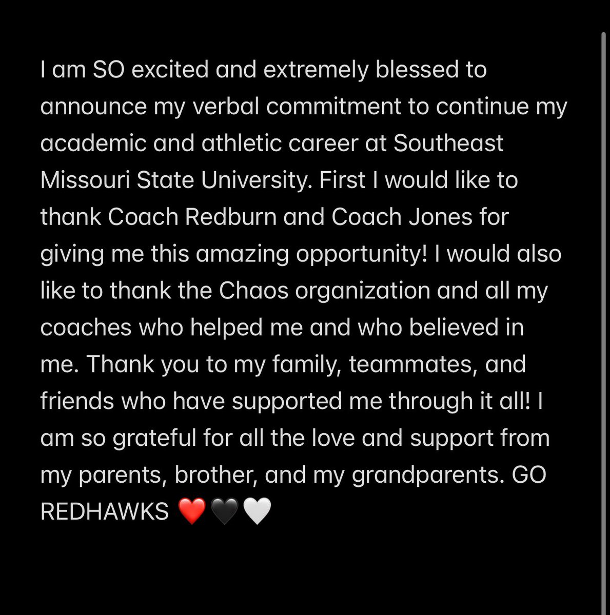 Lily Delmain (@lily_delmain) on Twitter photo COMMITTED!! GO REDHAWKS! <a href="/SEMOsoftball/">SEMO Softball</a> <a href="/CoachRedburn/">Mark Redburn</a> <a href="/semoCoachJones/">Coach Jones</a> @Stlchaos04 <a href="/EHSmoSoftball/">EHS Wildcat Softball</a> COMMITTED!! GO REDHAWKS! <a href="/SEMOsoftball/">SEMO Softball</a> <a href="/CoachRedburn/">Mark Redburn</a> <a href="/semoCoachJones/">Coach Jones</a> @Stlchaos04 <a href="/EHSmoSoftball/">EHS Wildcat Softball</a>
