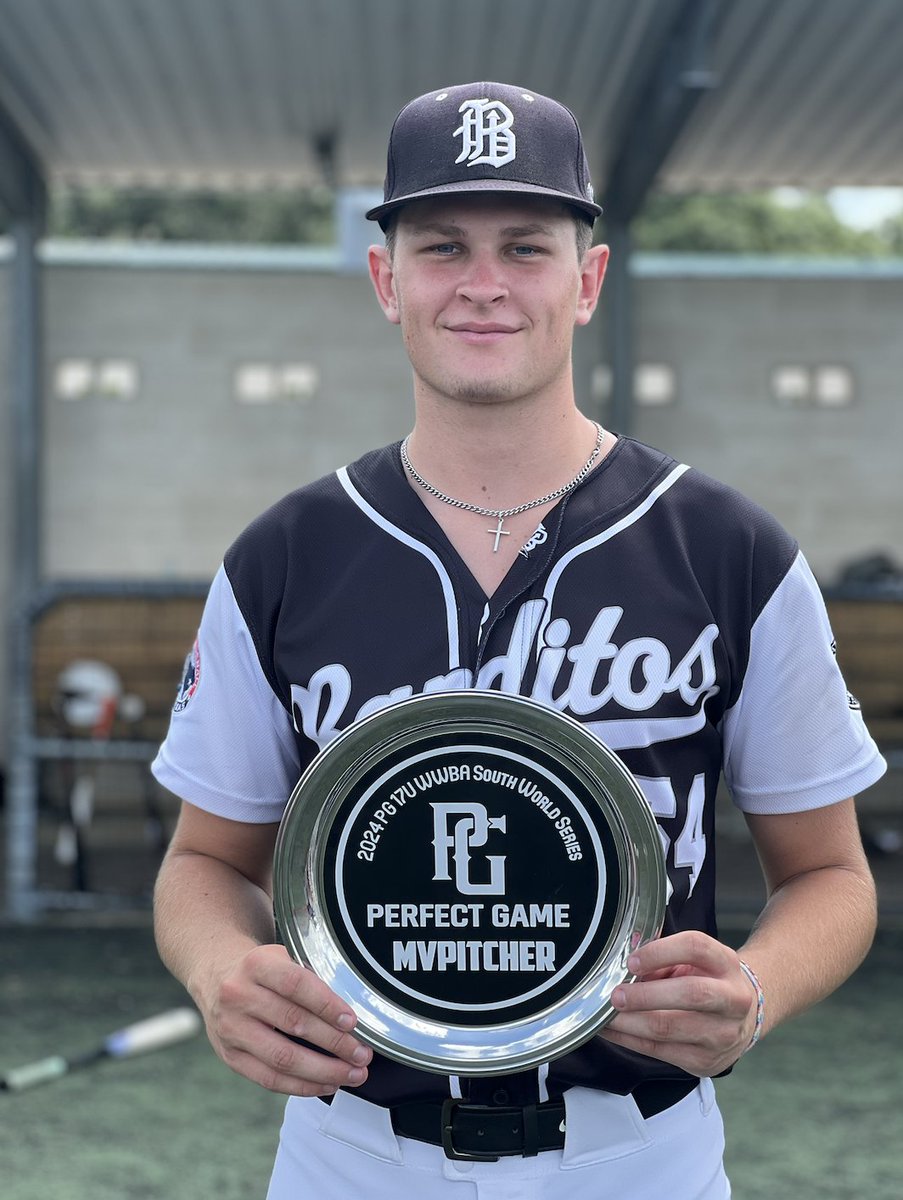 2024 17U WWBA South World Series

🏆Champion OSP Pirates Teykl 2025
🥈Runner-Up Banditos 2025 Scout
🥉Third Place Canes Southwest Scout Team
🥉Third Place C2 2025 Texas Scout
🏅MV-Player Dane Perry
🏅MV-Pitcher Connor Udland
