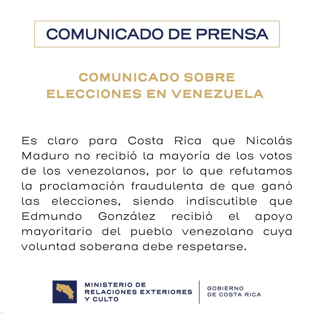 Cancillería Costa Rica 🇨🇷 tweet media
