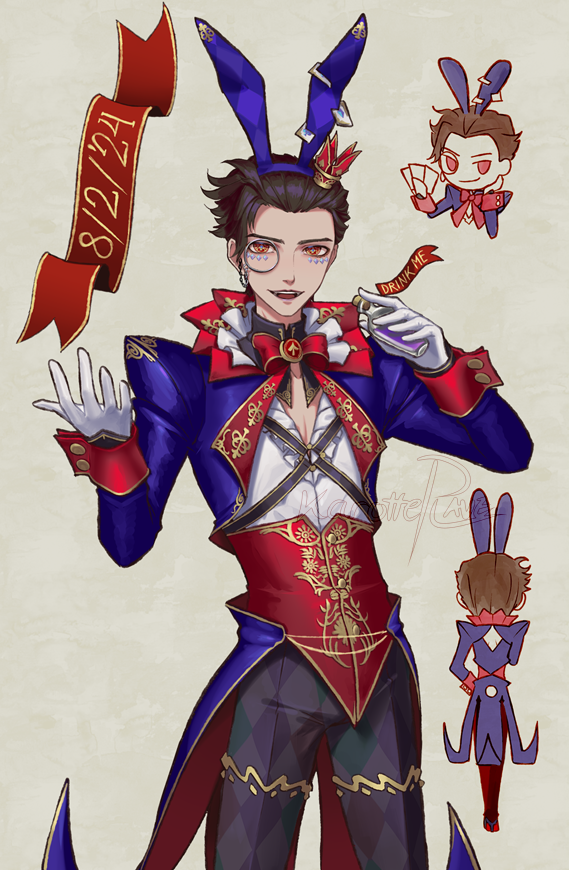 KarotteRAVE's tweet photo. 🖋️🐰
High Roller
~ Rabbit Version! ~

#IdentityV 
#Orpheus 
#バニーの日 #BunnyDay 

*Includes Parody https://t.co/5HXNeT5Jrh