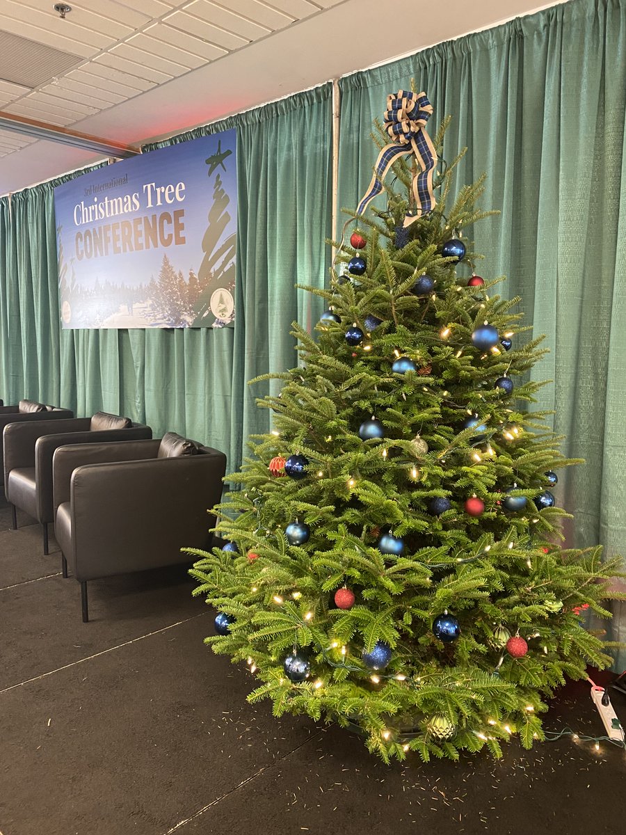 It's great to enjoy a little Christmas in August at the 3rd International Christmas Tree Conference today, in Lunenburg! Thanks for having us. <a href="/iloverealtrees/">Christmas Tree Council of Nova Scotia</a>