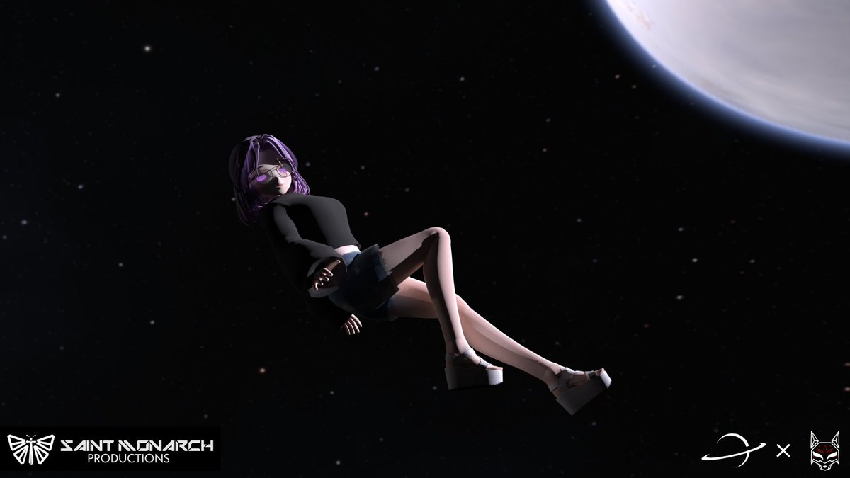 Mushiconrady's tweet photo. Have you seen a mysterious floating entity orbiting the skies? Thats right, its not a bird or a plane its @galaxyslayerss One of our new Saint Monarch Streamer from Singapore! 

#Vtuber #SaintMonarch #SMN #VTuberUprising https://t.co/cfTtq0Y9CF