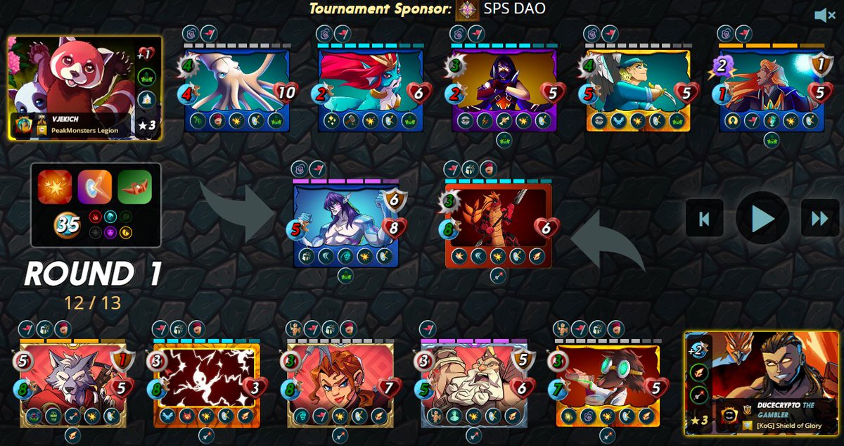 DuceCrypto's tweet photo. π§΅1/ The Duce is loose with another #Splinterlands Battle of the Day #BOTD 213/366.
In Wild Gold tournament play, this 35-mana battle has 3 rules: Explosive Weaponry, Counterspell, and Close Range.
#play2own #play2earn #shieldofglory #yggspl #hivegaming #Web3Gaming π https://t.co/CfBNGJ9Aic