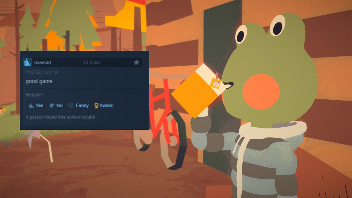 Absolutely love reading the reviews for our game 🐸💚