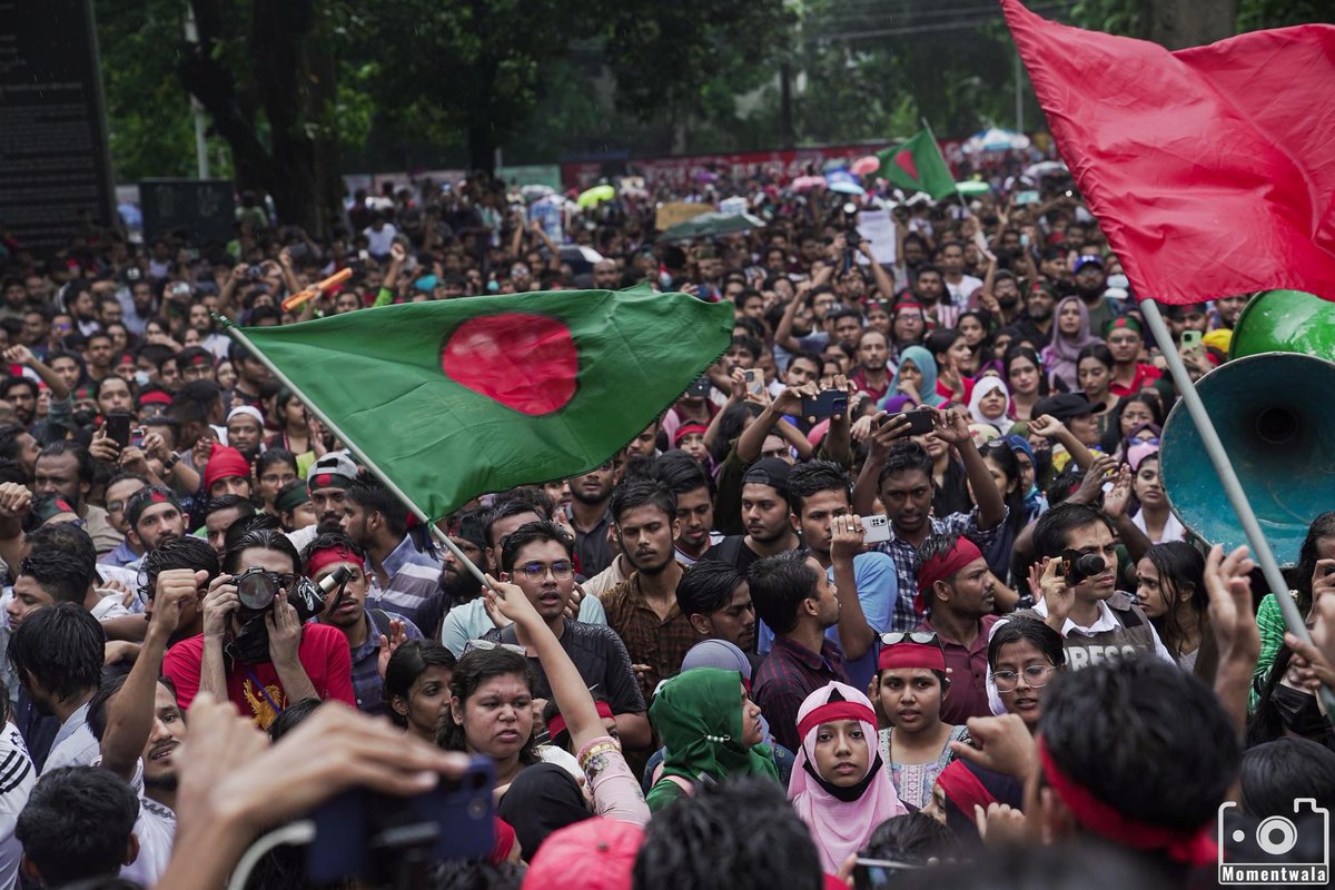 ridoanmahbub's tweet image. Whole Bangladesh🇧🇩 Against Dictator Hasina 
Today 2 August 2024 at Shaheed Minar.
#StepDownHasina