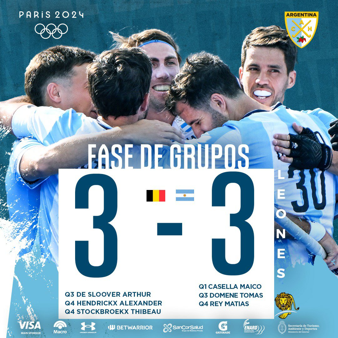 GiulioOdino's tweet image. #ARGvsBEL
#FaseDeGrupos / #Partido05
#StadeYvesDuManoir
#VamosLosLeoneeesss
Imagen ARG Field Hockey