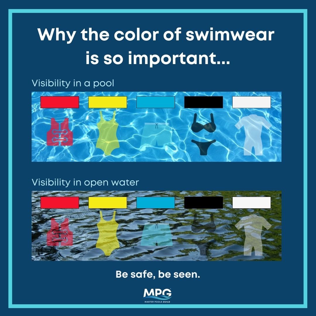 💡 Be safe, be seen.
Always choose colors that stand out in the water when choosing swimwear for yourself and your family.
Share with friends and family, and especially anyone heading on vacation soon.
#poolsafety #swimming #watersafety