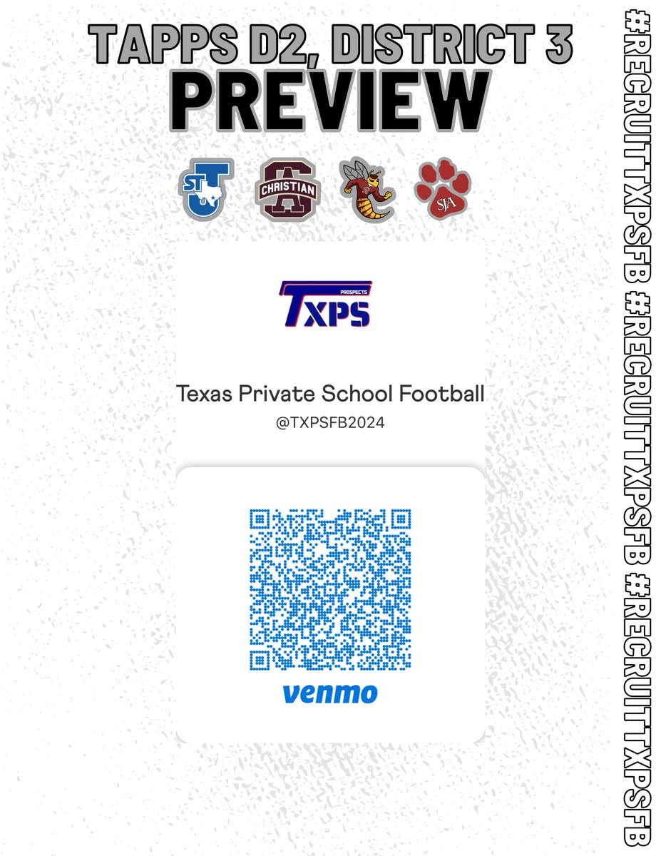 Texas Private School Football (@txprivatefbguy) on Twitter photo 🚨 2024 Season Preview 🚨
San Antonio Christian
TAPPS D2, District 3
Team: <a href="/SACSFootball/">SACS Football</a>
Coach: <a href="/AustinSmithey/">Austin Smithey</a>
<a href="/HudsonRussell10/">Hudson Russell 🦚</a>
<a href="/riggsbarth/">Riggs Barth 2027 LB</a>
<a href="/Jude_W09/">Jude Womack</a>
<a href="/elijah_brown_fb/">Elijah Brown (OL 2026)</a>
<a href="/WillHar02779989/">Will Harrison</a>
With Coach Dean Herbort's sudden departure, the Lions have hired Coach Austin 🚨 2024 Season Preview 🚨
San Antonio Christian
TAPPS D2, District 3
Team: <a href="/SACSFootball/">SACS Football</a>
Coach: <a href="/AustinSmithey/">Austin Smithey</a>
<a href="/HudsonRussell10/">Hudson Russell 🦚</a>
<a href="/riggsbarth/">Riggs Barth 2027 LB</a>
<a href="/Jude_W09/">Jude Womack</a>
<a href="/elijah_brown_fb/">Elijah Brown (OL 2026)</a>
<a href="/WillHar02779989/">Will Harrison</a>
With Coach Dean Herbort's sudden departure, the Lions have hired Coach Austin