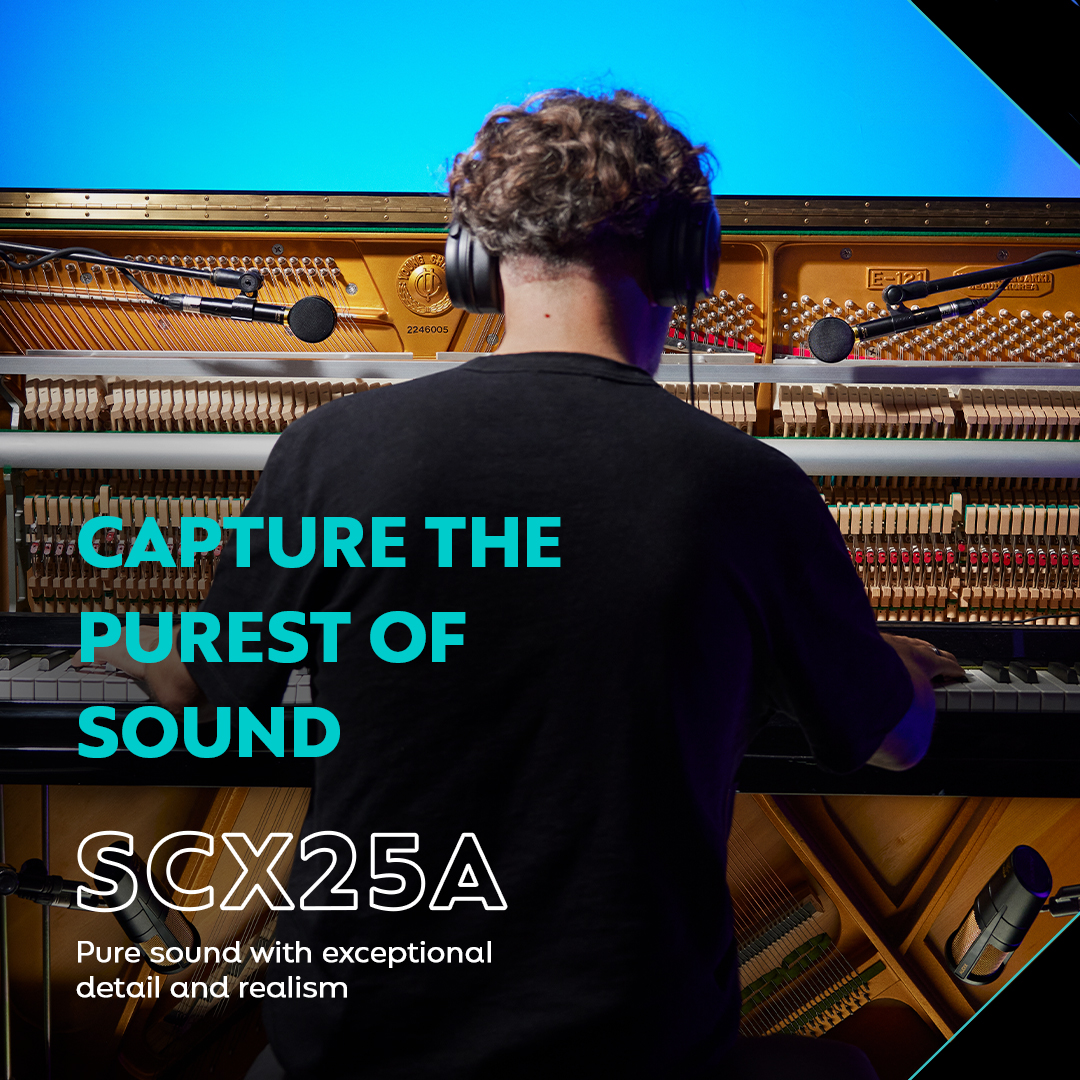 Capture the purest of sound! The AUDIX SCX25A 🎹'

audixusa.com/products/scx25a