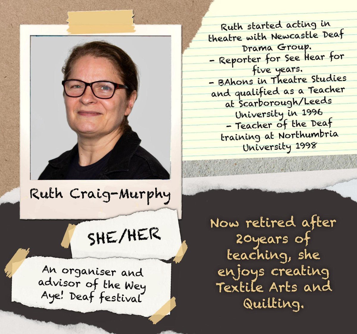 [1] Meet marvellous artists /organisers of Wey Aye! Deaf Festival! More to come…