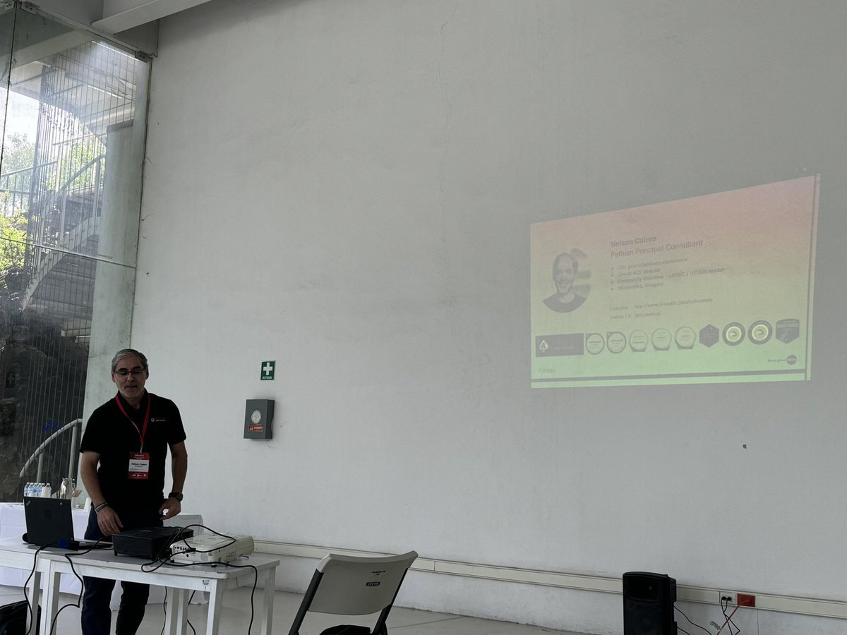 Now is the turn of <a href="/ncalerouy/">Nelson Calero</a> talking about OCi PostgreSQL at #LAOUCTour24 Mexico City <a href="/oracleace/">Oracle ACE Program</a> <a href="/Pythian/">Pythian</a> <a href="/oramexico/">oramex</a> <a href="/laouc/">LAOUC</a>