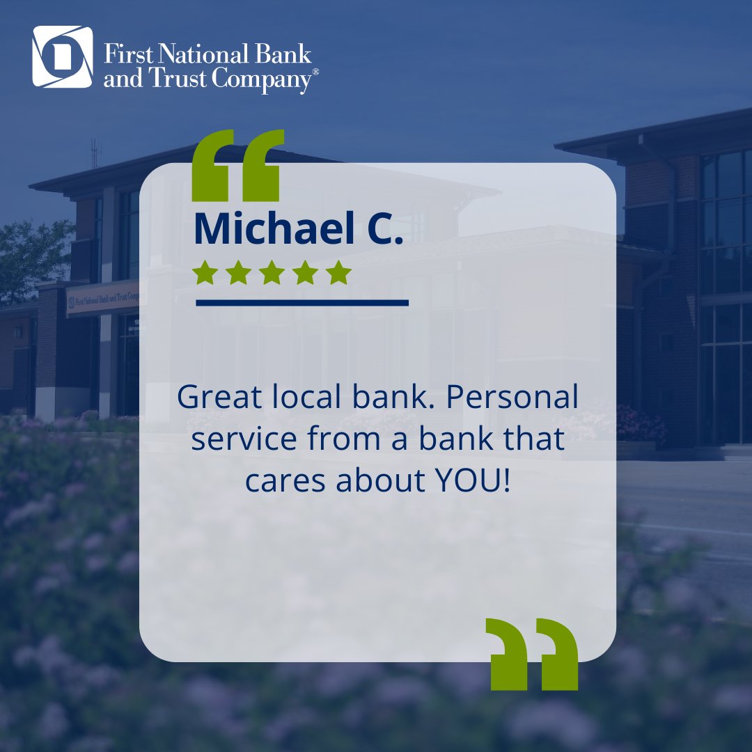 Bank local with FNBT! We're #AlwaysHere with top-notch service &amp; a friendly smile. See the difference for yourself and make the switch today! trst.in/IcCGEg
