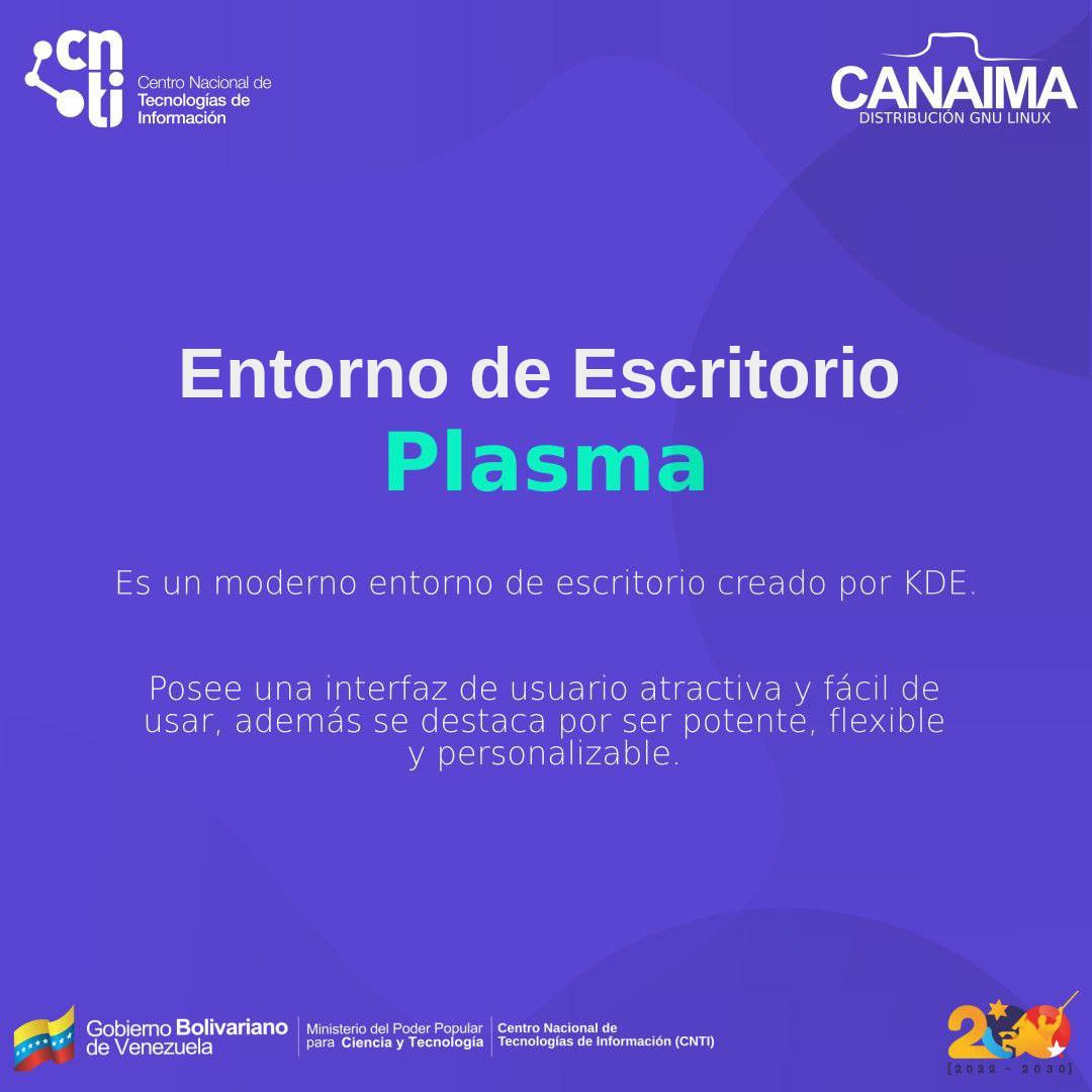 CanaimaGNULinux's tweet image. #ViernesDeEscritorio